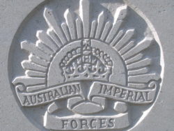 Capbadge of the Australian Imperial Force