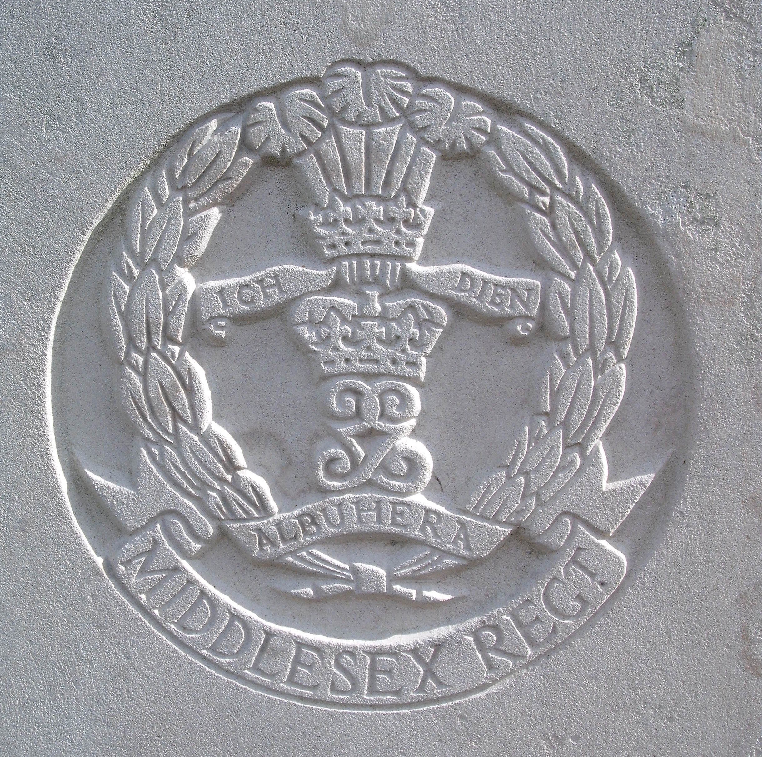 Capbadge of the Middlesex Regiment