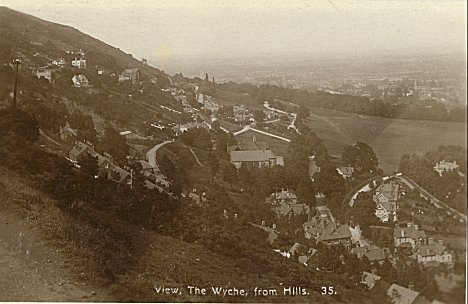 The Wyche from the Wyche Cutting