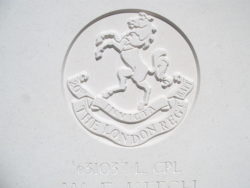 Capbadge of the 20th London Regiment