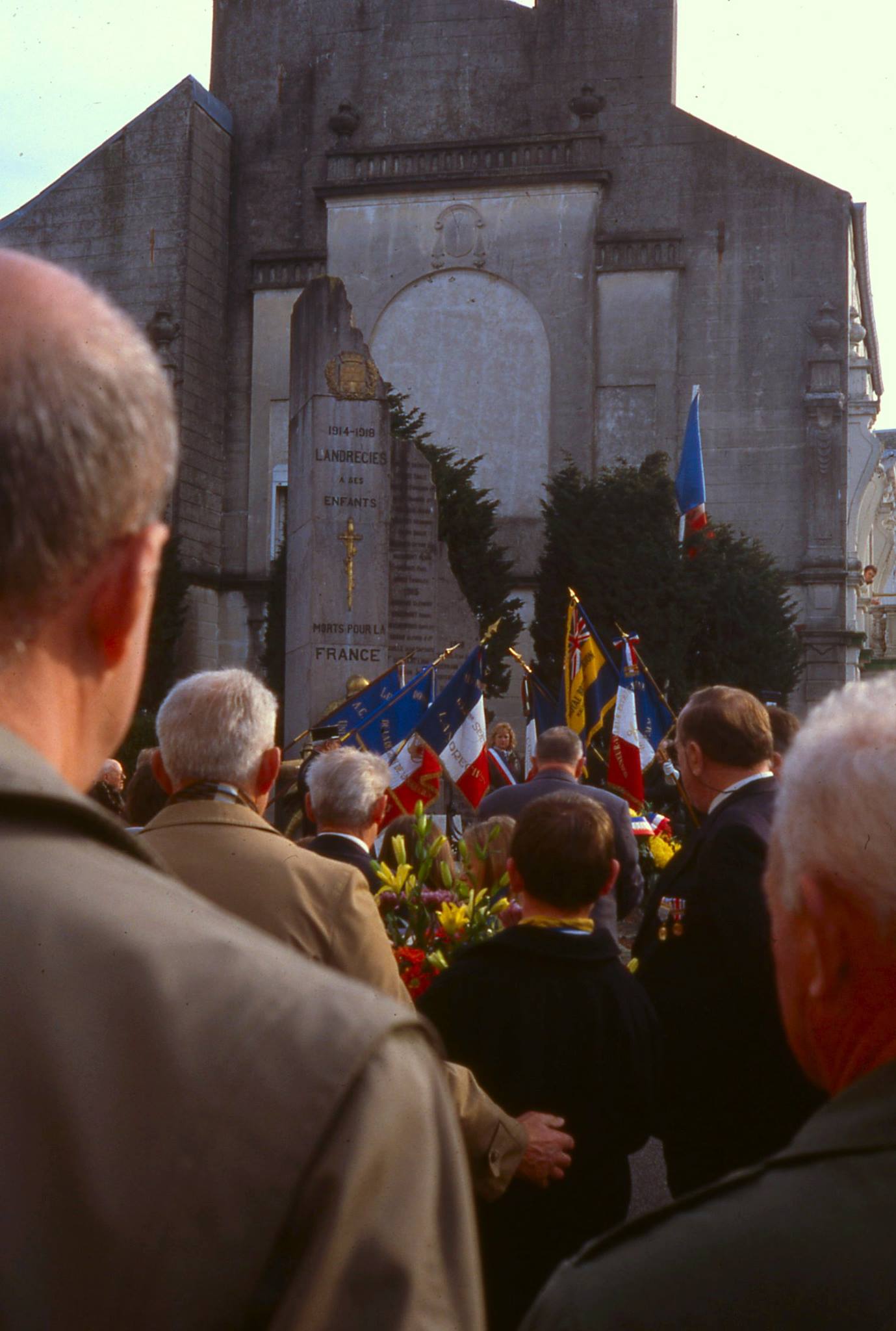 Act of Remembrance in November 1998 at Landrecies