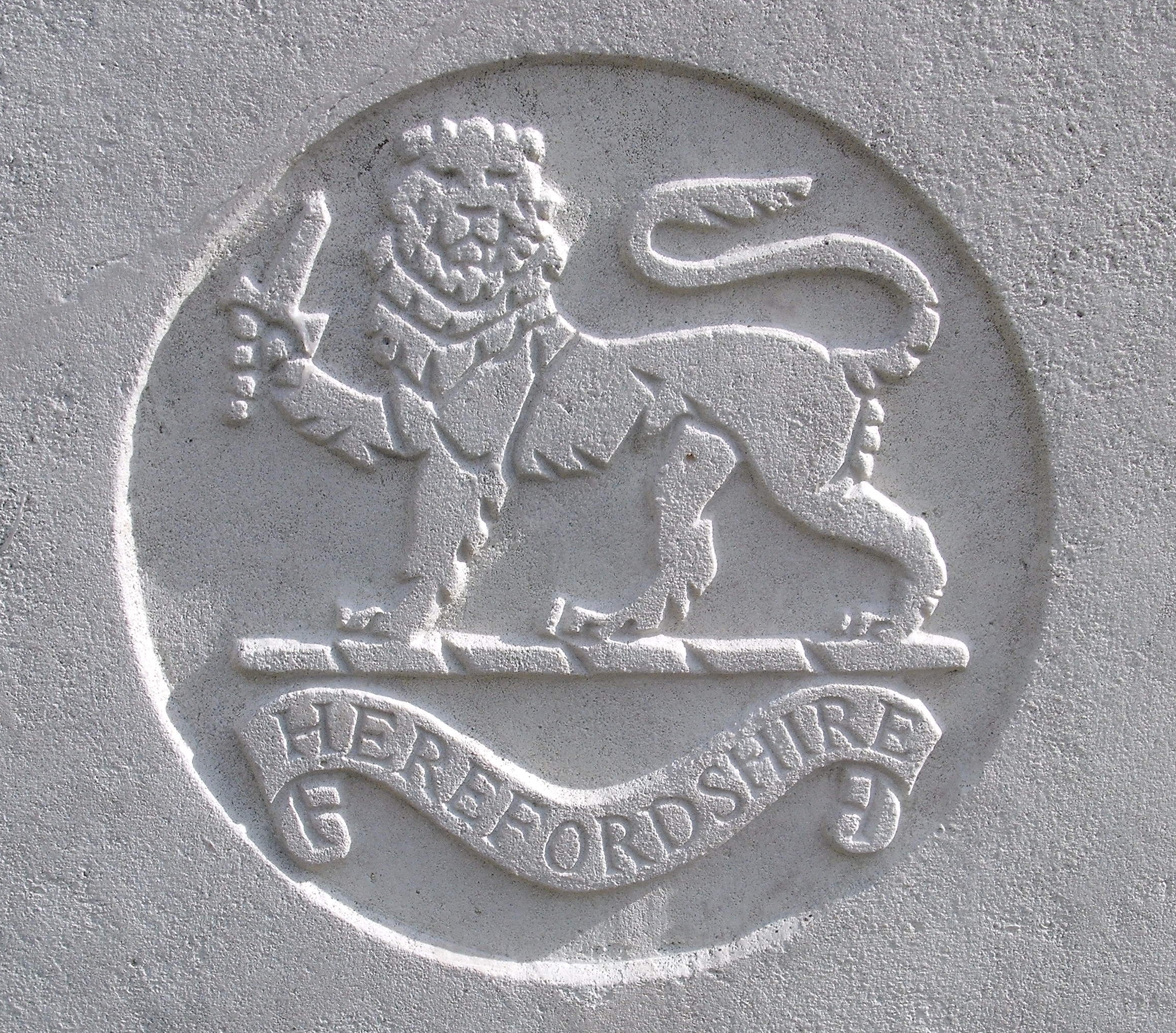 Capbadge of the Herefordshire Regiment