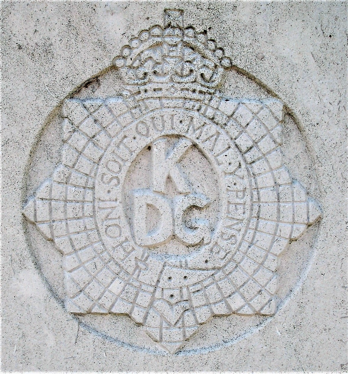 Cap badge of the Kings Dragoon Guards