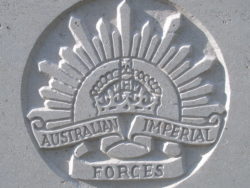 Capbadge of the Australian Imperial Force