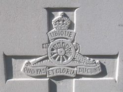 Capbadge of the Royal Artillery